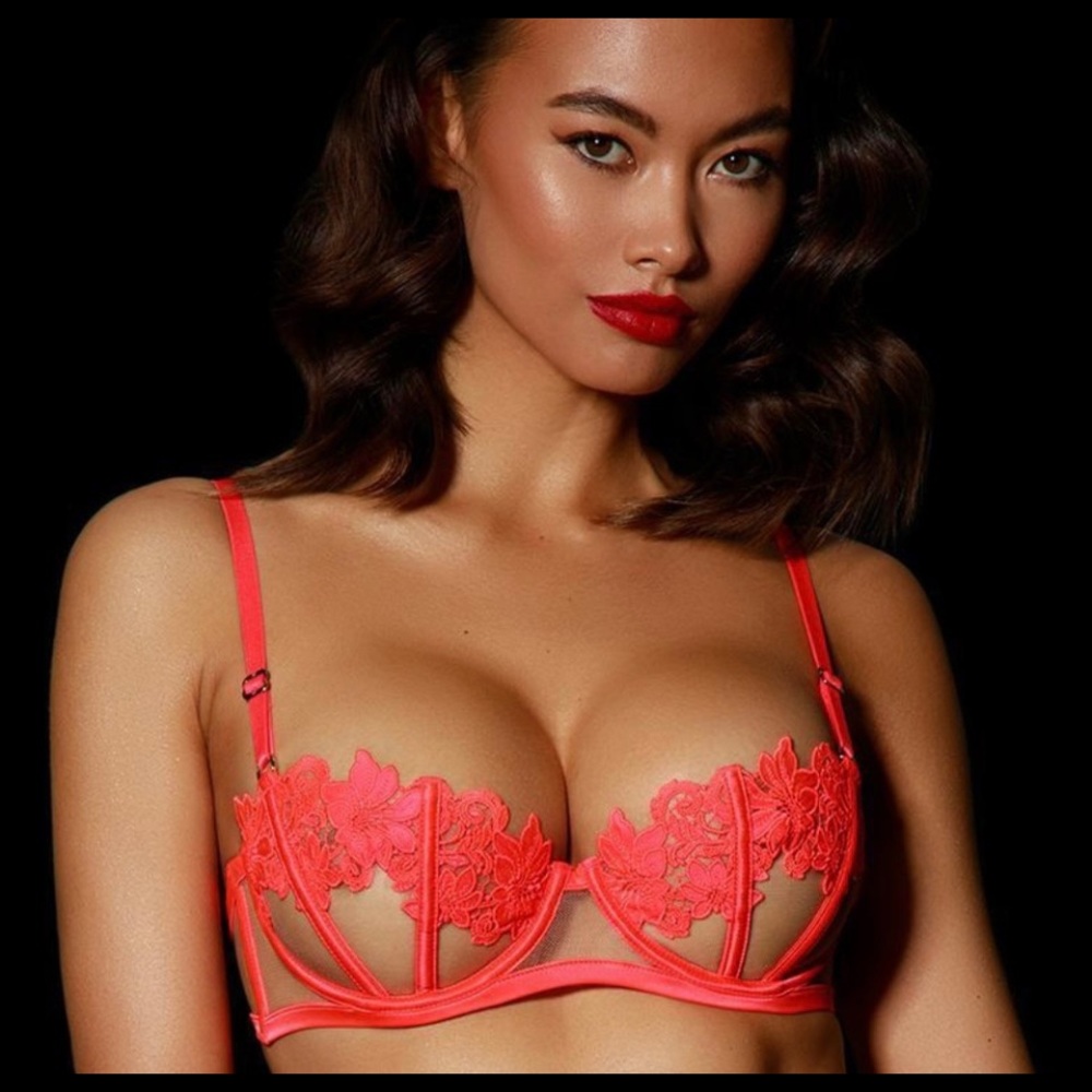 Honey Birdette Amelie Bra Neon